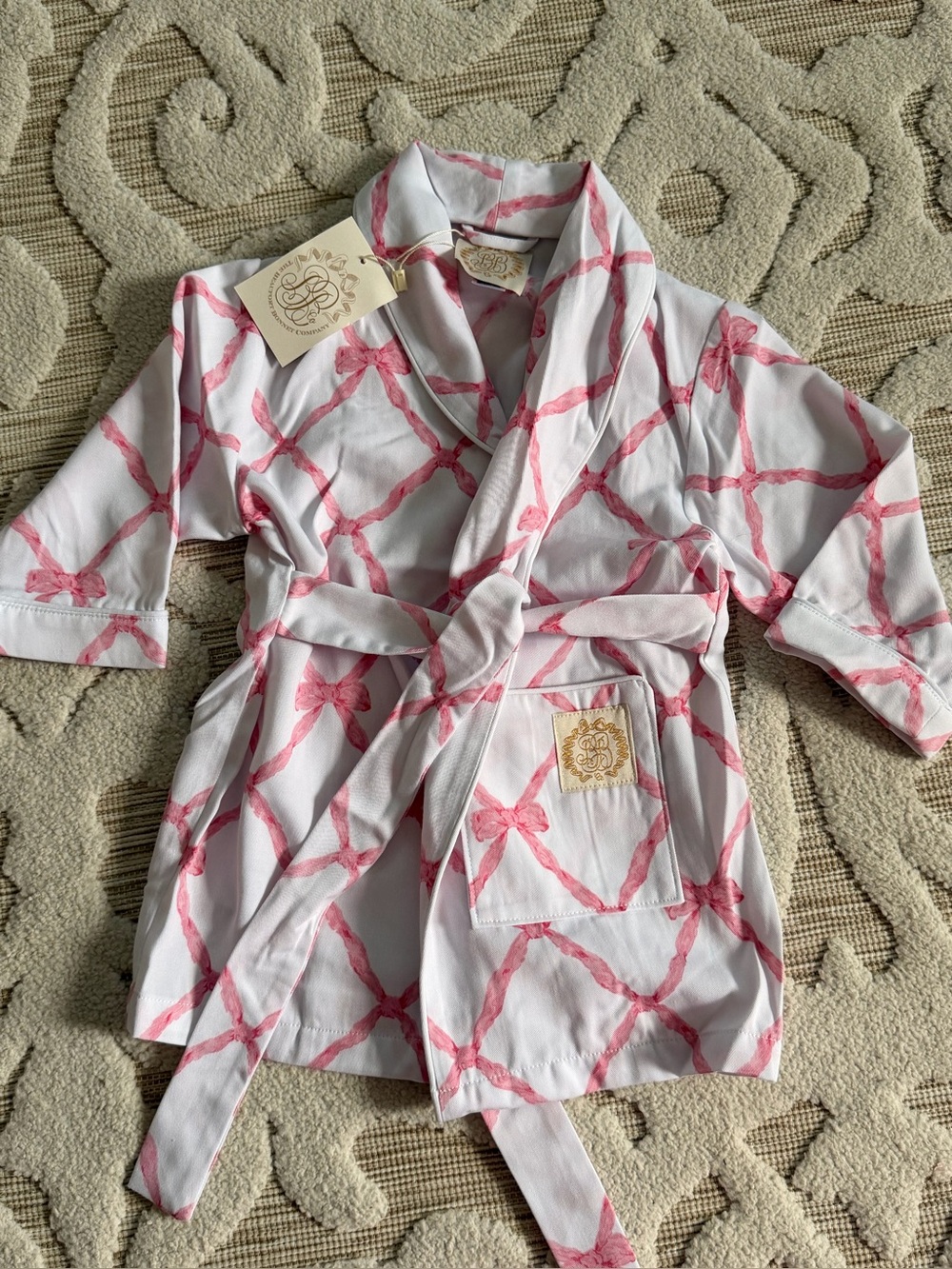 NWT TBBC Girls Robe 2t